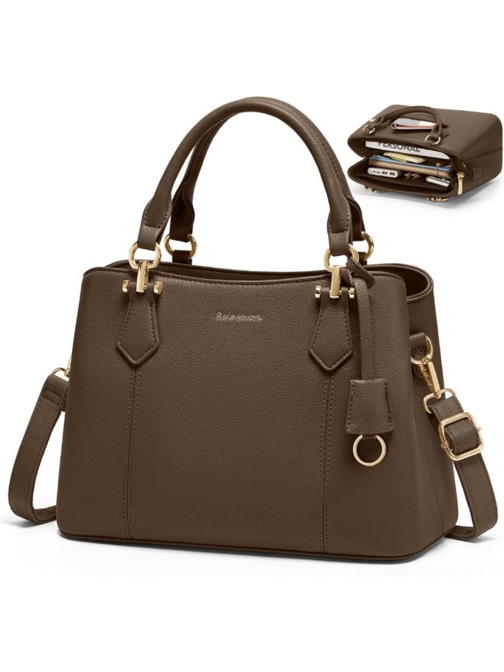Stylish Waterproof Satchel Handbag for Women - Versatile Top-Handle Purse